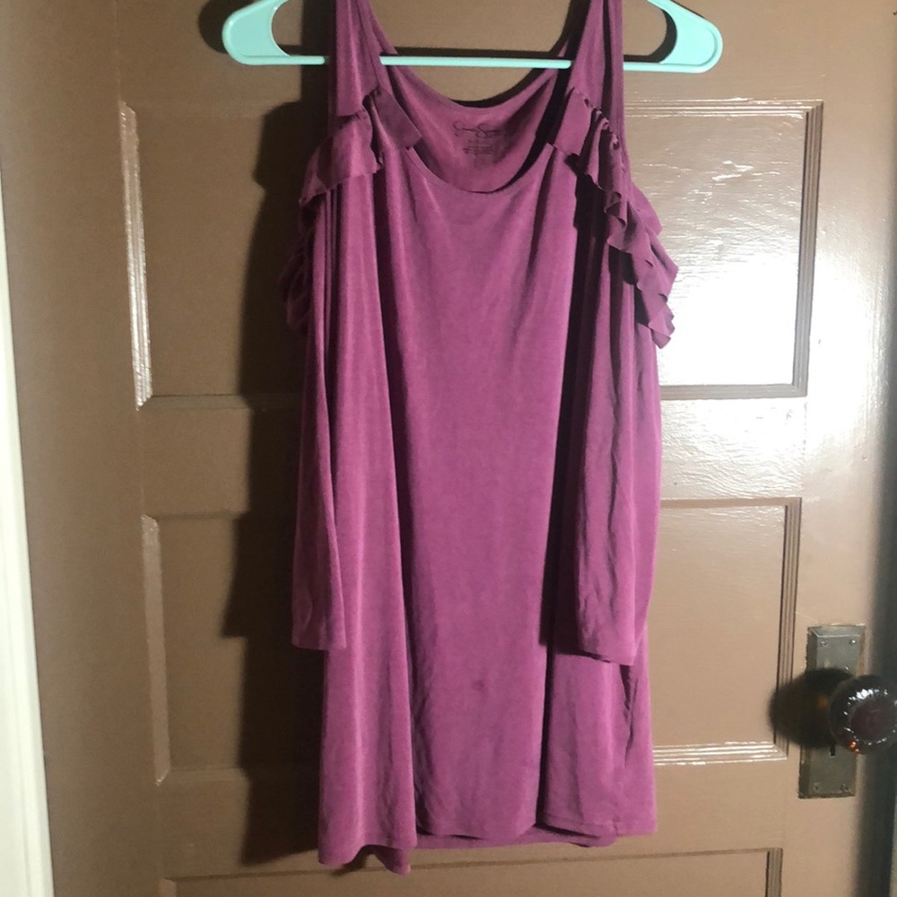 Cold shoulder maternity shirt